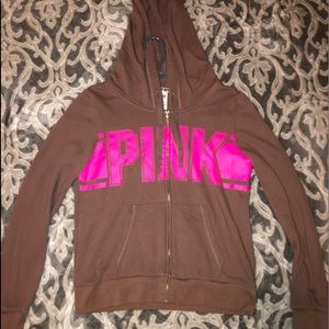 Pink/Victoria Secret zip up
